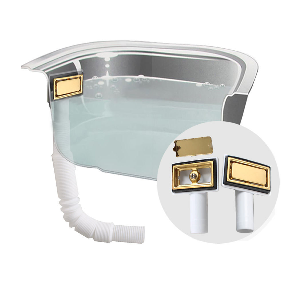Commercial Kitchen Sink - Kwadratowa głowica przelewowa do zlewu kuchennego