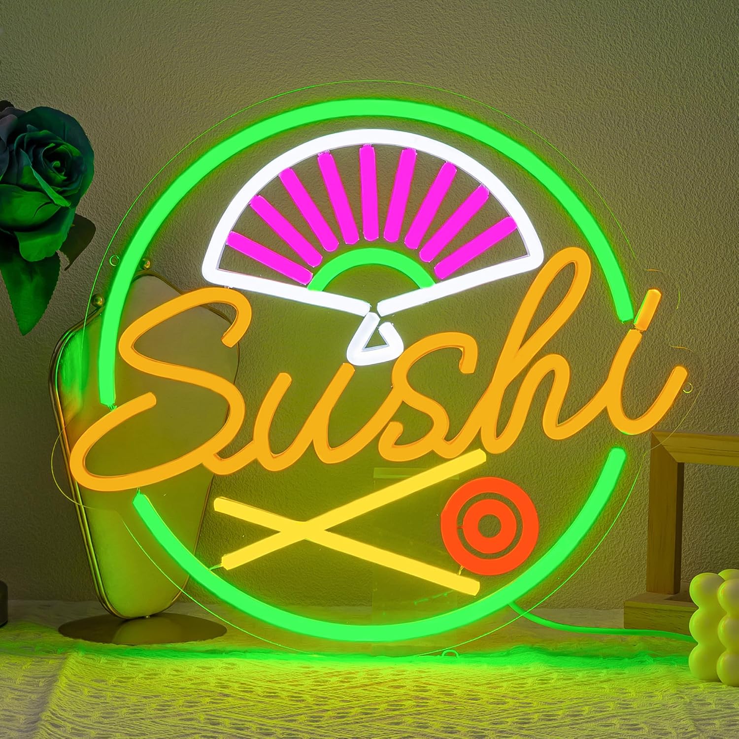 Commercial Kitchen Japanese - Neon Sushi do dekoracji ścian Japońskie