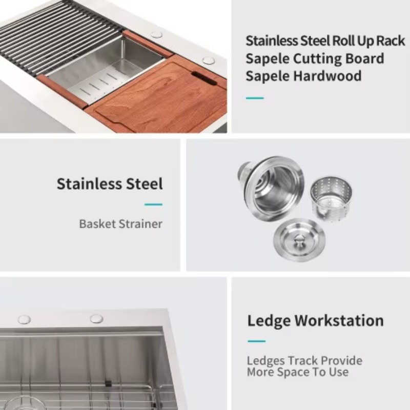 Commercial Kitchen Sink - Zlewozmywak rolniczy ATV Heavy Duty Commercial
