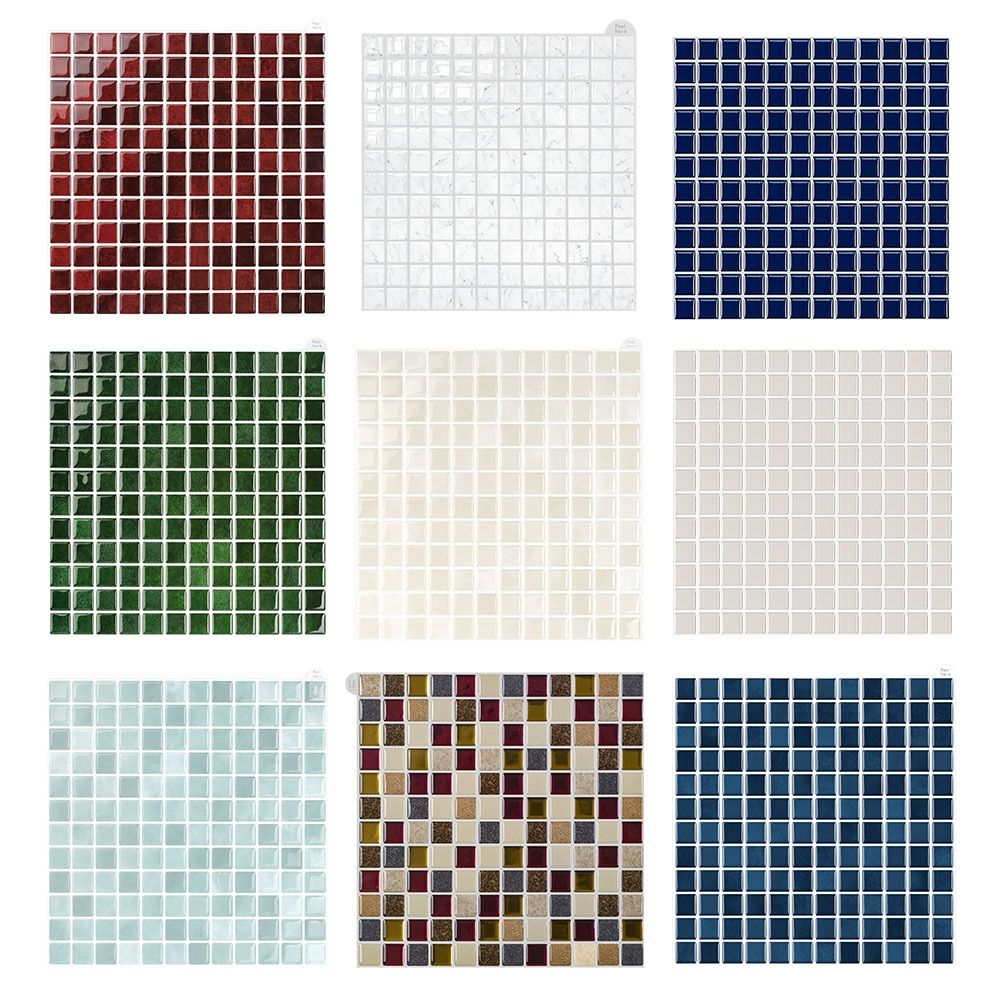 Commercial Kitchen Tiles - Samoprzylepne naklejki na ścianę imitujące płytki