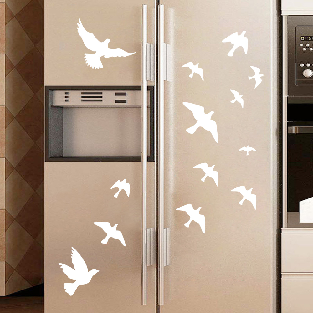 Commercial Kitchen Tiles - 12 sztuk/zestaw naklejki ścienne dla ptaków