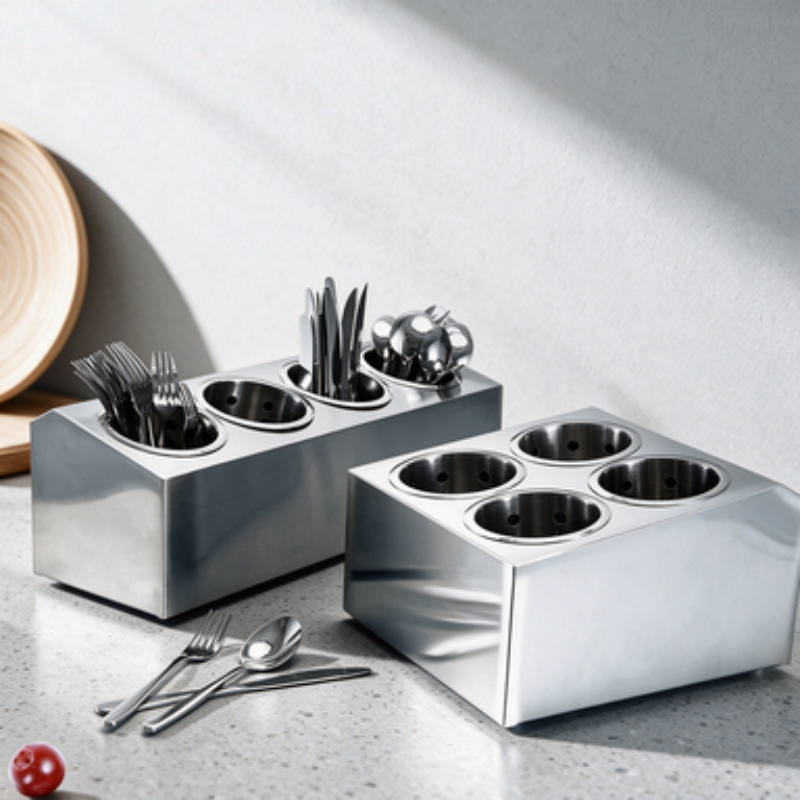 Commercial Kitchen Knife Storage - Koszyk na sztućce ze stali nierdzewnej
