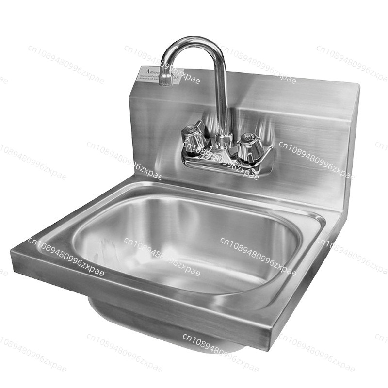 Commercial Kitchen Backsplash - Zlew ścienny ze stali nierdzewnej 304,