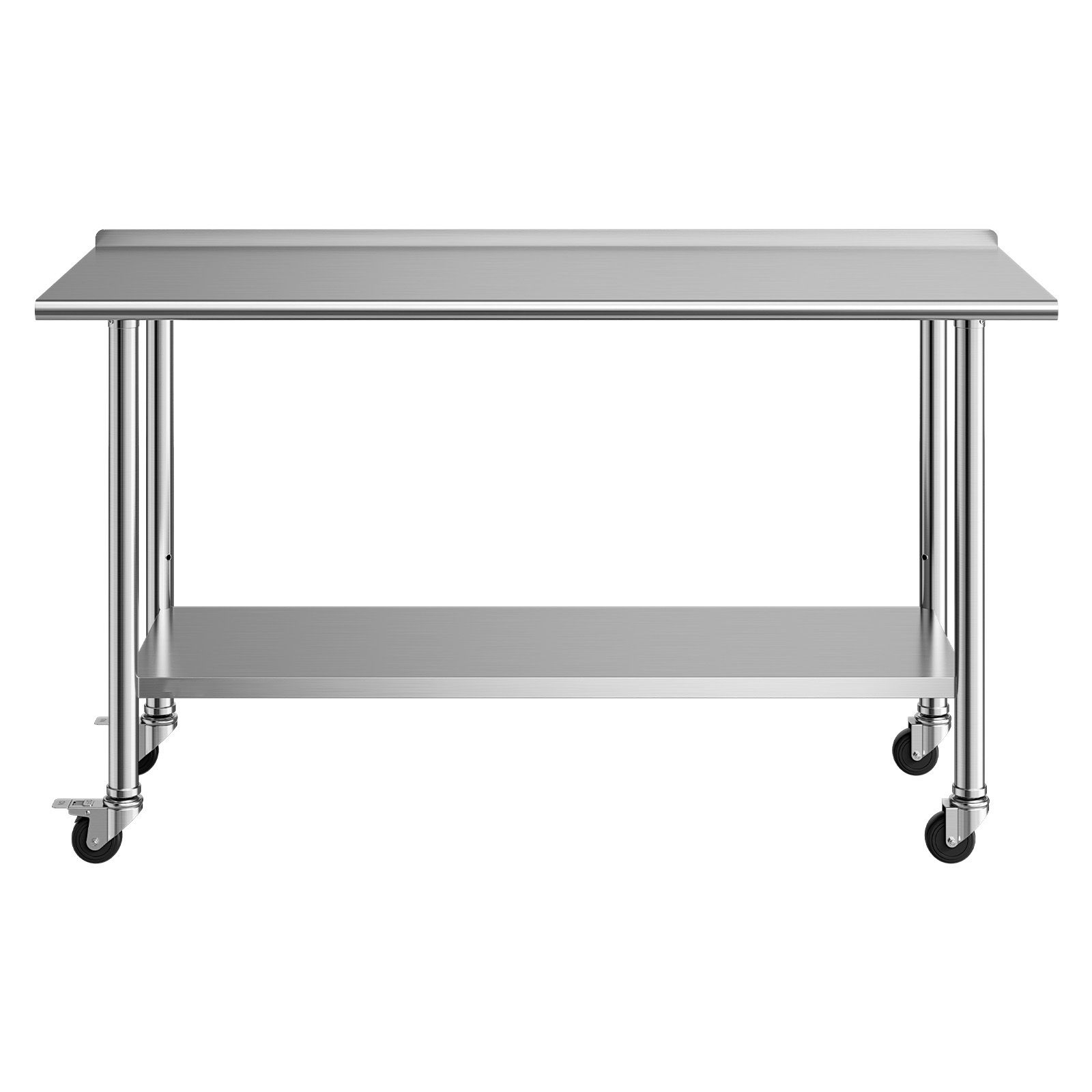 Commercial Kitchen Backsplash - Stół roboczy ze stali nierdzewnej, 24x60