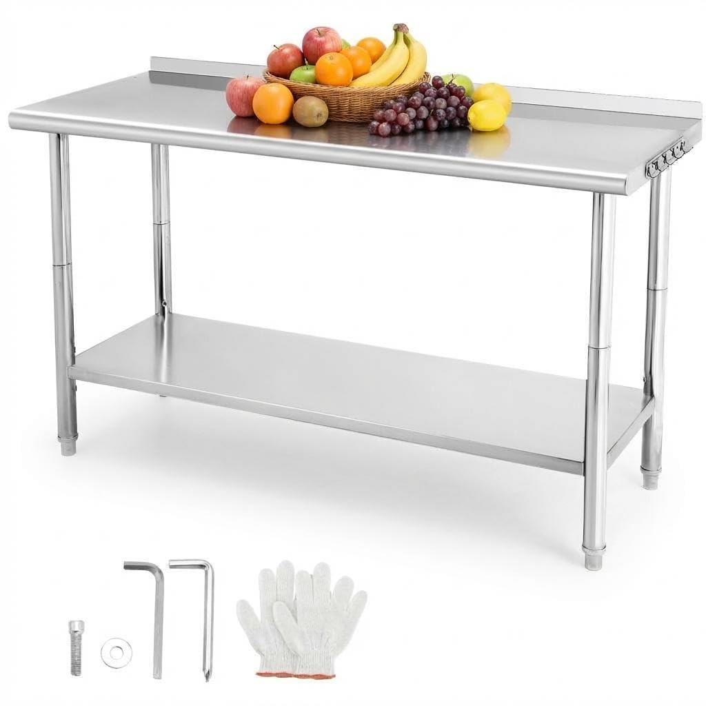 Stół roboczy ze stali nierdzew – Commercial Kitchen Backsplash recenzja i cena
