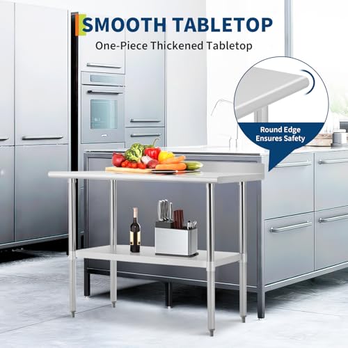 Stół roboczy ze stali nierdzew – Commercial Kitchen Backsplash recenzja i cena