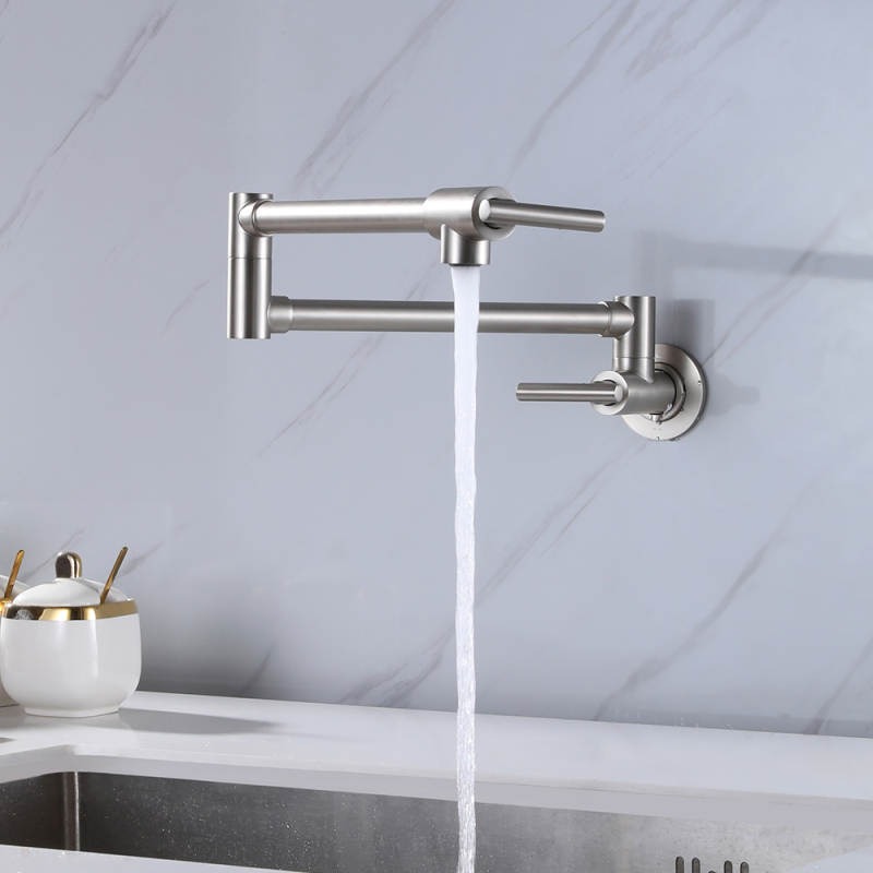 Ścienny kran kuchenny do użytk – Commercial Kitchen Tap With Spray recenzja i cena