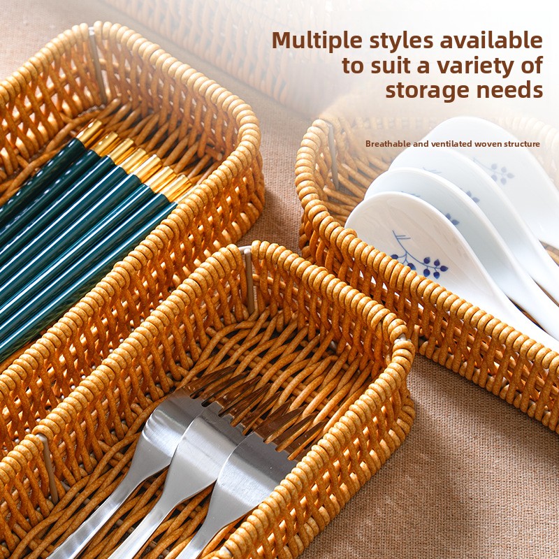 Imitacja rattanu, nóż i widele – Commercial Kitchen Knife Storage recenzja i cena
