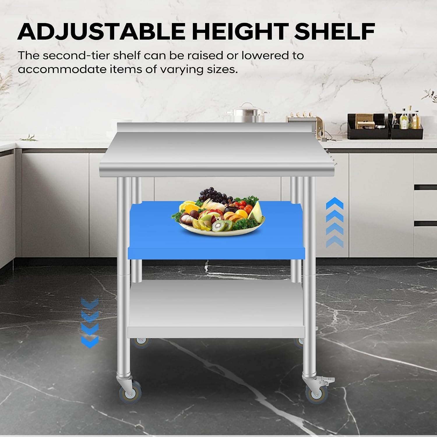 Tacleekii Profesjonalny Stół R – Commercial Kitchen Backsplash recenzja i cena