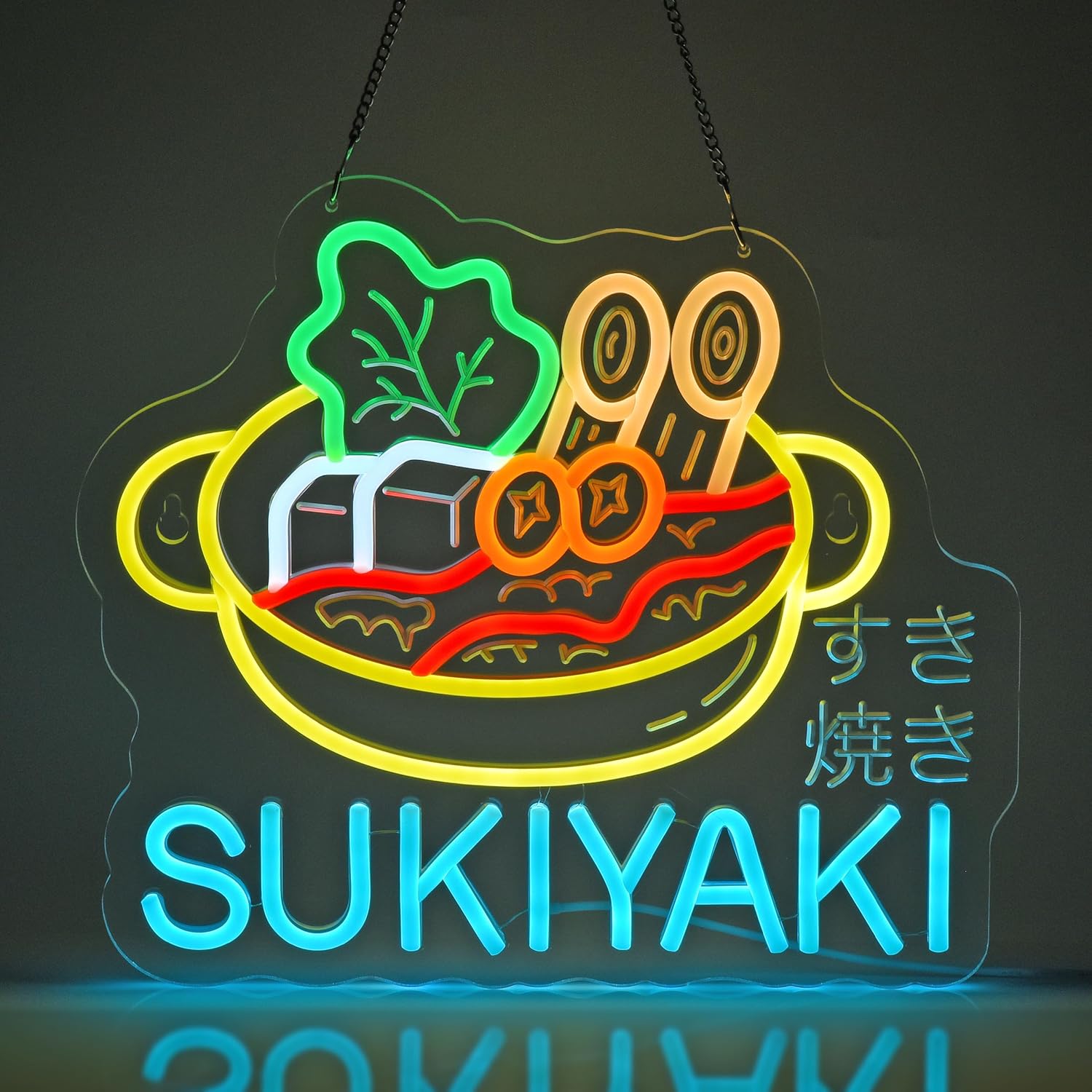 Neonowy znak LED Sukiyaki, dek – Commercial Kitchen Japanese recenzja i cena