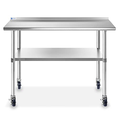 Stół ze stali nierdzewnej 48 c – Commercial Kitchen Backsplash recenzja i cena